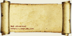 Isak Radić vizit kartica